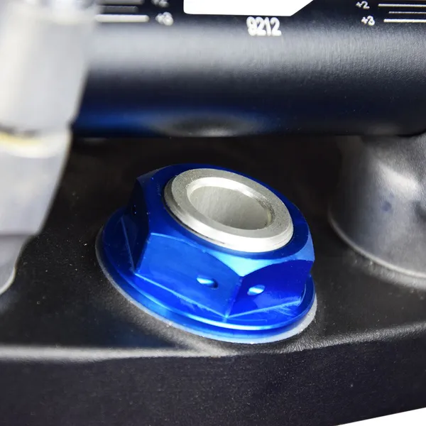Steering Nut Blue, 1, nordicamoto.ro
