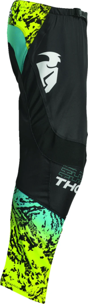 Pantaloni Thor Sector Atlas Acid/Black/Teal 48, 4, nordicamoto.ro