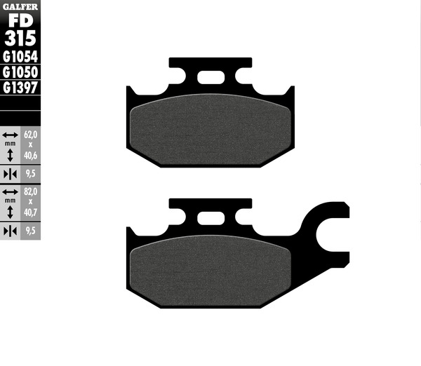Brake Pad Orcanic, 2, nordicamoto.ro