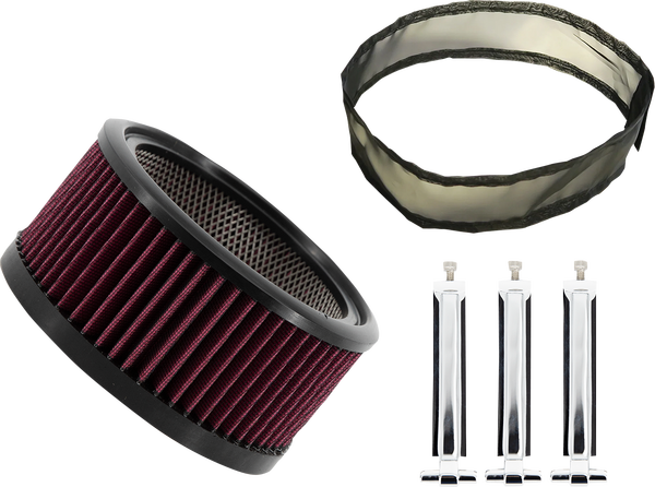 Big Power Filter Kit Silver, 3, nordicamoto.ro