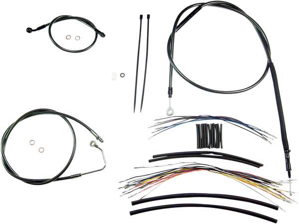Black Pearl Upper Handlebar Installation Kit Black, 1, nordicamoto.ro