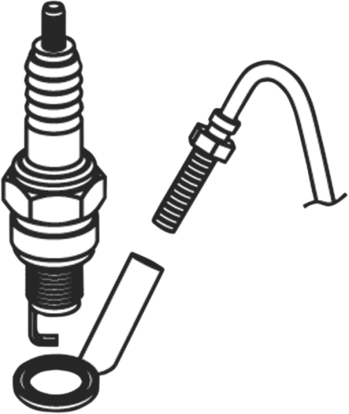 Temp Sensor Cyl Head 10mm Black, Red, White, 1, nordicamoto.ro