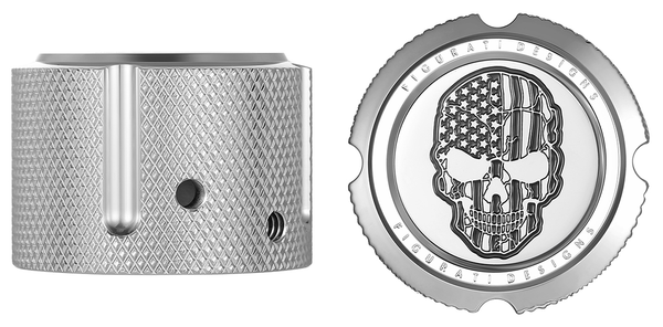 Front Axle Nut Cover Silver, 4, nordicamoto.ro