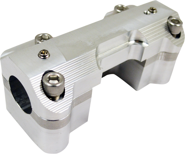 Handlebar Clamp Set Silver, 1, nordicamoto.ro