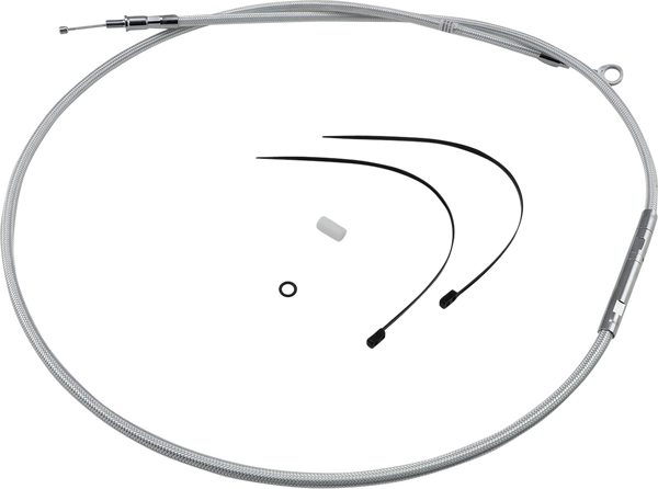 High-efficiency Braided Sterling Chromite Ii® Clutch Cable Silver, 1, nordicamoto.ro