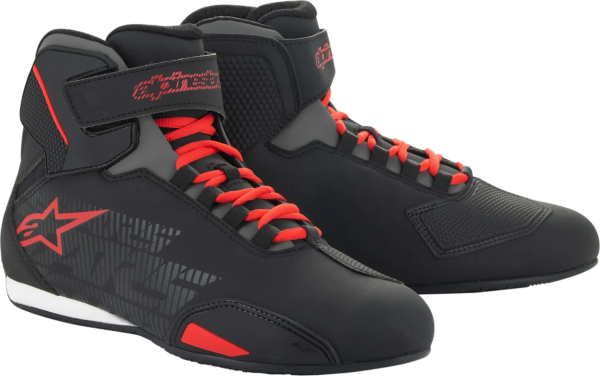 Alpinestars Sektor csizma, fekete/szürke/piros, 45-ös méret, 1, nordicamoto.ro