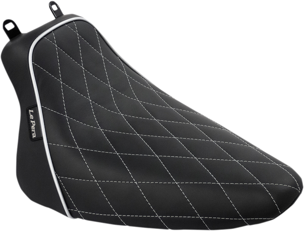 Bare Bones  Solo Seat Black, White, 1, nordicamoto.ro