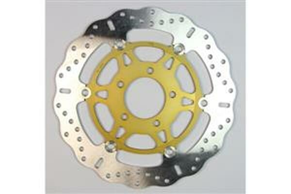 Brake Rotor Xc Series Floating Contour Wave Gold, Stainless Steel, 3, nordicamoto.ro