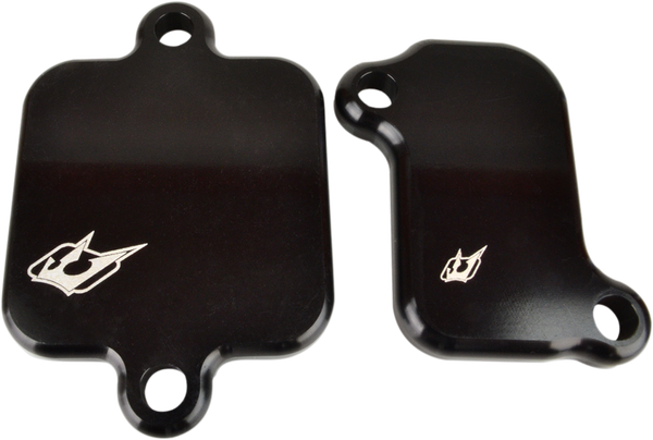 Engine Block Off Plates Black, 1, nordicamoto.ro