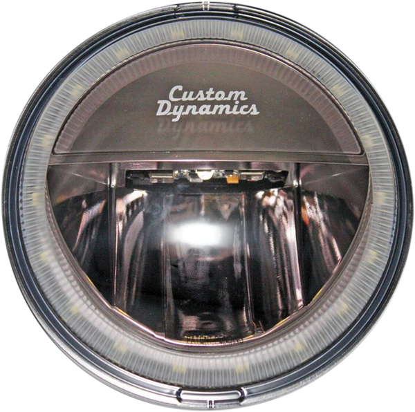 4½(r) Led Passing Lamps Black Chrome, 4, nordicamoto.ro