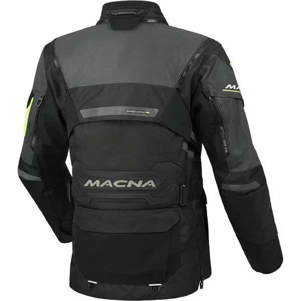 MACNA FLEXODUS Night Eye™ L női vízálló túra-/kalanddzseki – Fekete Night Eye/Fluo sárga, 10, nordicamoto.ro