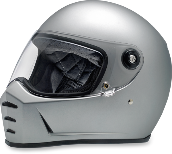 Lane Splitter Full Face Helmet Flat Silver Medium Silver M, 1, nordicamoto.ro