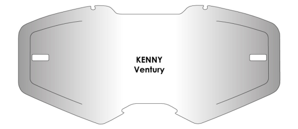 Kenny Ventury Airscreen lencse, szürke, 2, nordicamoto.ro