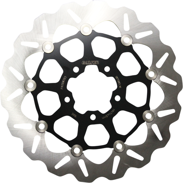 Skull Brake Rotor Black, Silver, 2, nordicamoto.ro
