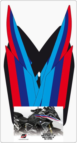 Decal Kit Black, Blue, Purple, Red, 2, nordicamoto.ro