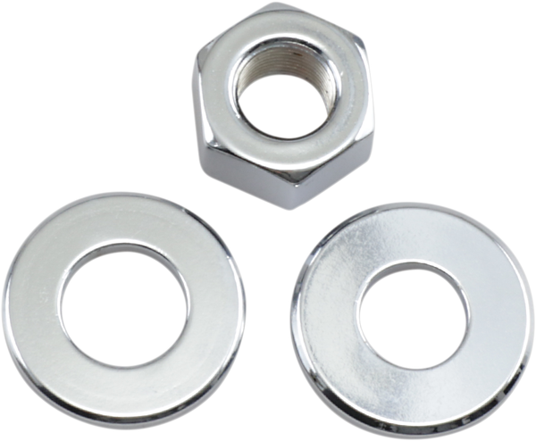 Rear Axle Nut And Washer Kit Silver, 1, nordicamoto.ro