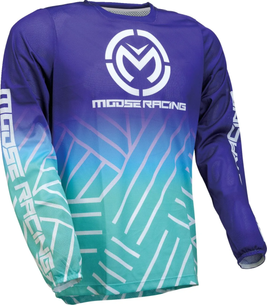 Tricou MOOSE RACING Sahara Green/Purple S, 1, nordicamoto.ro