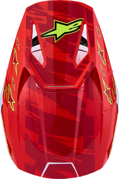 Alpinestars SM3 Falcon sisak, piros/fehér/kék, M-es méret, 7, nordicamoto.ro