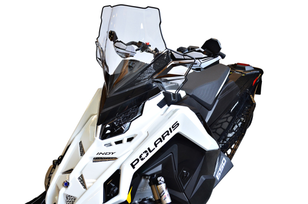Powermadd Windshield Polaris Matryx Tall (20") Clear w/Black Graphics, 3, nordicamoto.ro