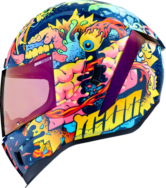 ICON Airform Scatterbrain MIPS sisak, többszínű, L-es méret, 8, nordicamoto.ro