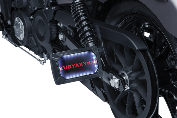 Nova Curved License Plate Mount Black, 1, nordicamoto.ro