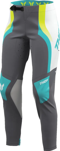 Thor Sportmode Velocity női nadrág, fehér/szürke, 9/10-es méret, 10, nordicamoto.ro