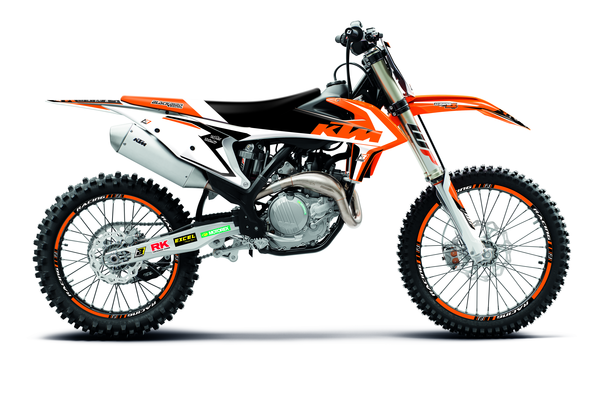 Graphics Kit With Seat Cover Black, Orange, 2, nordicamoto.ro