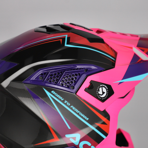 Acerbis Airstrike-X sisak, fekete/rózsaszín, XXL, 5, nordicamoto.ro
