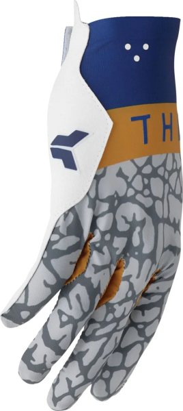 Manusi THOR Sportmode Bravo White/Gray/Blue S, 9, nordicamoto.ro