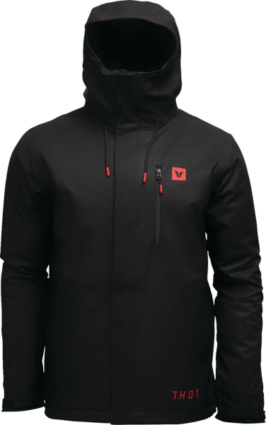 Thor Heavyweight Tour fekete kabát, 2XL méret, 1, nordicamoto.ro