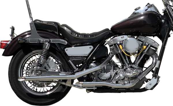 Staggered Dual Drag Pipes Chrome, 1, nordicamoto.ro