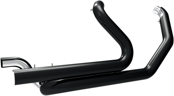 Aggressor 2-into-1-into-2 Header Black, 1, nordicamoto.ro