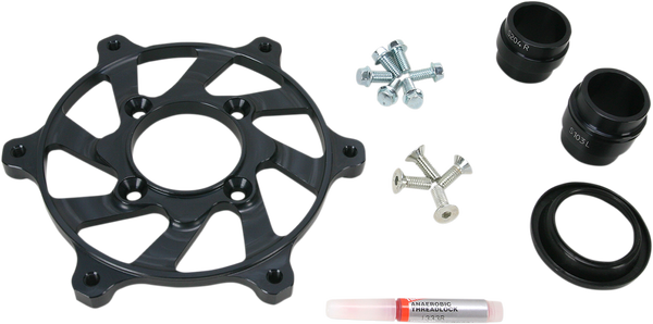 Carrier Ring Set Anodized, Black, 3, nordicamoto.ro