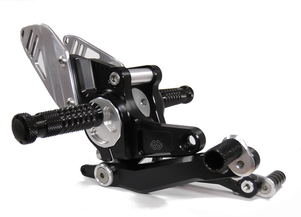Rearset Black, Silver, 2, nordicamoto.ro
