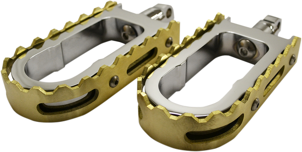Footpegs Bmx Style Chrome/ Chrome Silver, 1, nordicamoto.ro