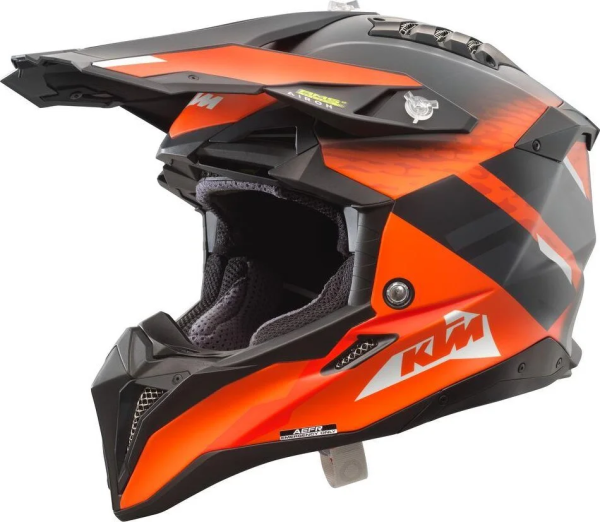 KTM AVIATOR 3 sisak – narancssárga/fekete – L/60-as méret, 1, nordicamoto.ro
