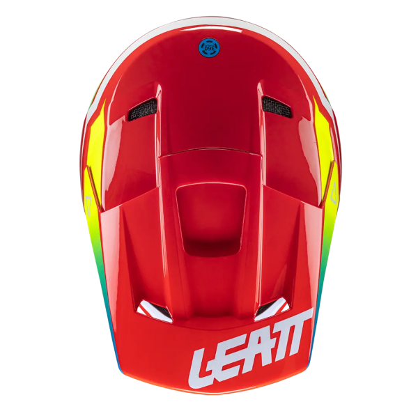 Leatt 2.5 V25 sisak, piros/savzöld/fehér, L-es méret, 4, nordicamoto.ro