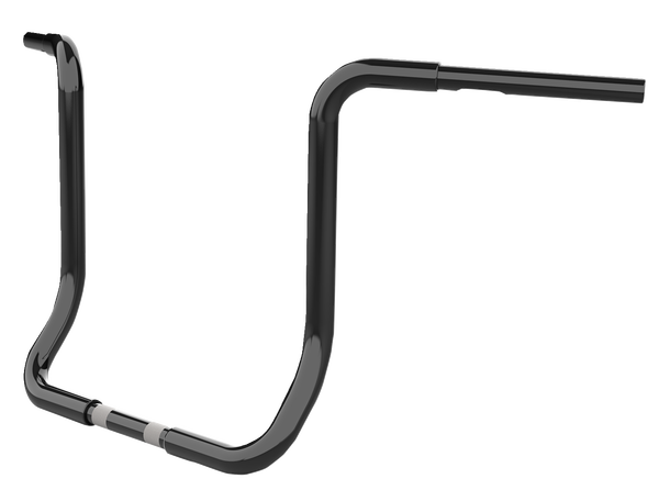 Twin Round Handlebar Black, 1, nordicamoto.ro