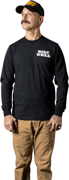 Smudge Long-sleeve T-shirt Black S, 1, nordicamoto.ro
