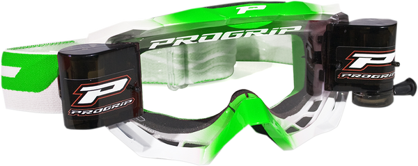 3200 Venom Roll Off Mounted Mx Goggles Green, 1, nordicamoto.ro