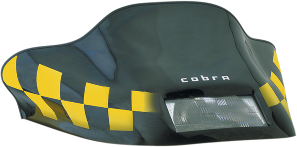 Cobra Windshield Black, White, 1, nordicamoto.ro