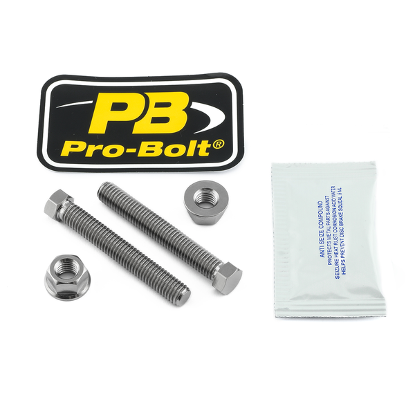 Titan Axle Adjuster Nut  & Bolt Set Natural, 1, nordicamoto.ro
