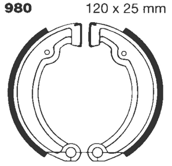 Standard Brake Shoes, 1, nordicamoto.ro