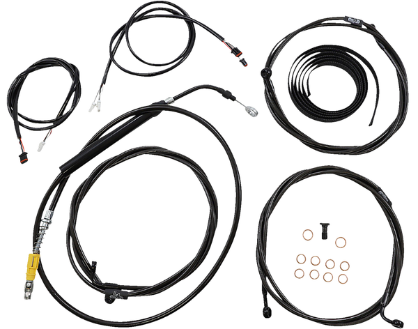 Complete Plug-and-play Cable Kit Black, 1, nordicamoto.ro