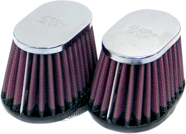 Clamp-on Air Filter Chrome, 1, nordicamoto.ro