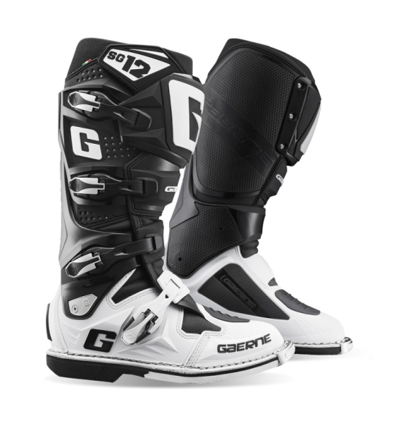 Gaerne SG 12 enduro csizma, fehér/fekete, 42-es méret, 1, nordicamoto.ro