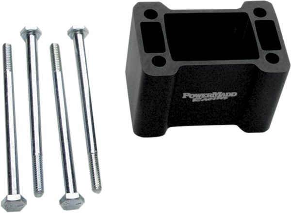 Straight Handlebar Riser Block Black, 1, nordicamoto.ro