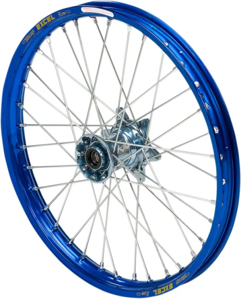 Elite Mx-en felni, ezüst és kék küllők, ezüst, 1, nordicamoto.ro