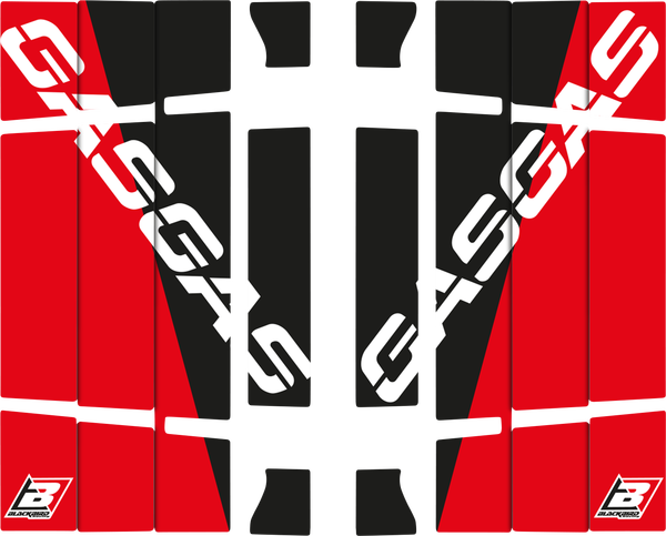 Trophy Rad Louvers Black, Red, White, 1, nordicamoto.ro