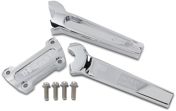Handlebar Riser Silver, 1, nordicamoto.ro